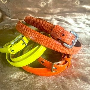 Banana Republic 3 belt bundle